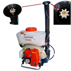 Atomizzatore spalleggiato KASEI 3WF-16 - 63.5cc - ideale per trattamenti zanzara tigre, kit polveri incluso + OMAGGIO FLACONE OLIO MIX 100% SINTETICO DA 1 LITRO