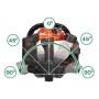 Tagliasiepi professionale HIKOKI (ex HITACHI) CH24EBP (62ST)